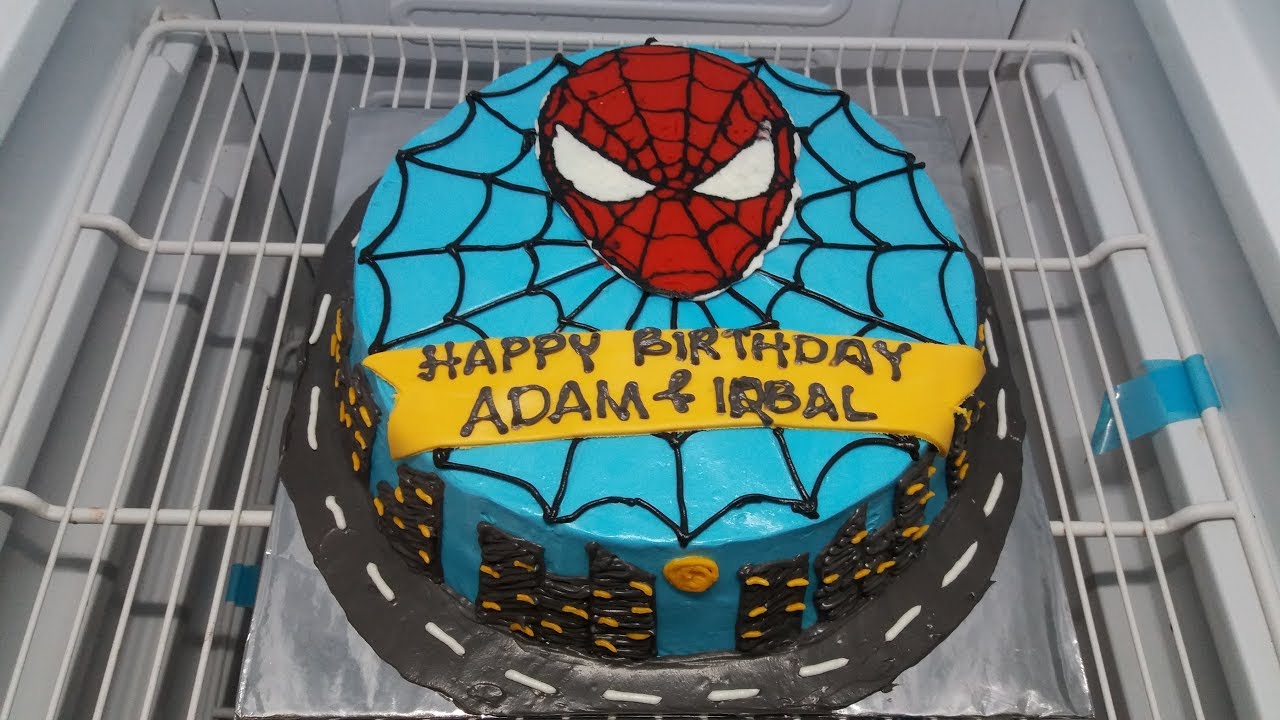 Detail Kue Gambar Spiderman Nomer 51