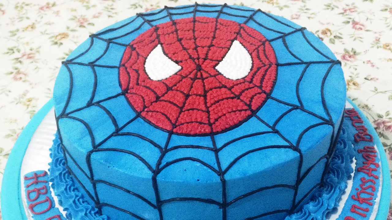 Detail Kue Gambar Spiderman Nomer 8