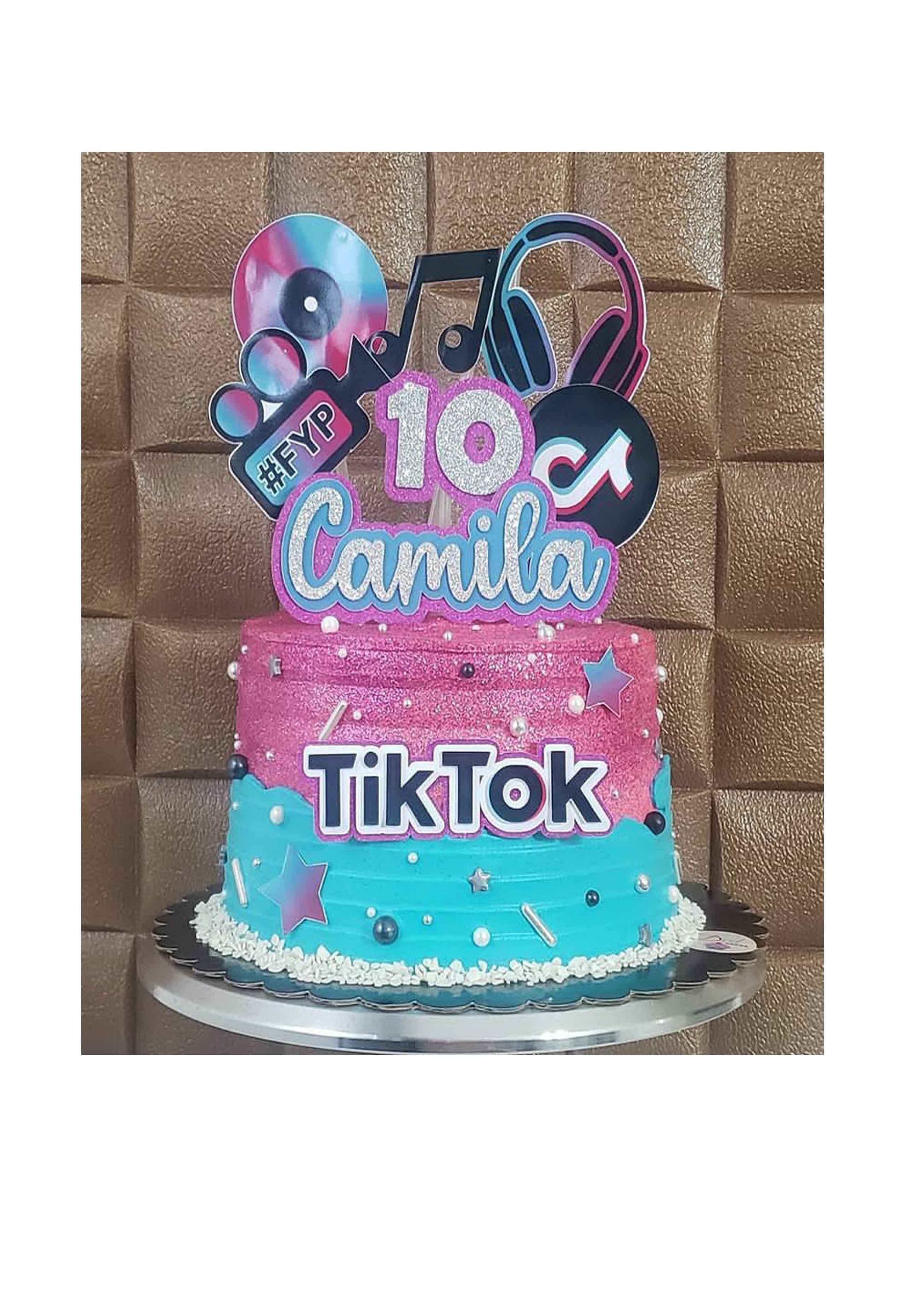 Detail Kue Gambar Tik Tok Nomer 48