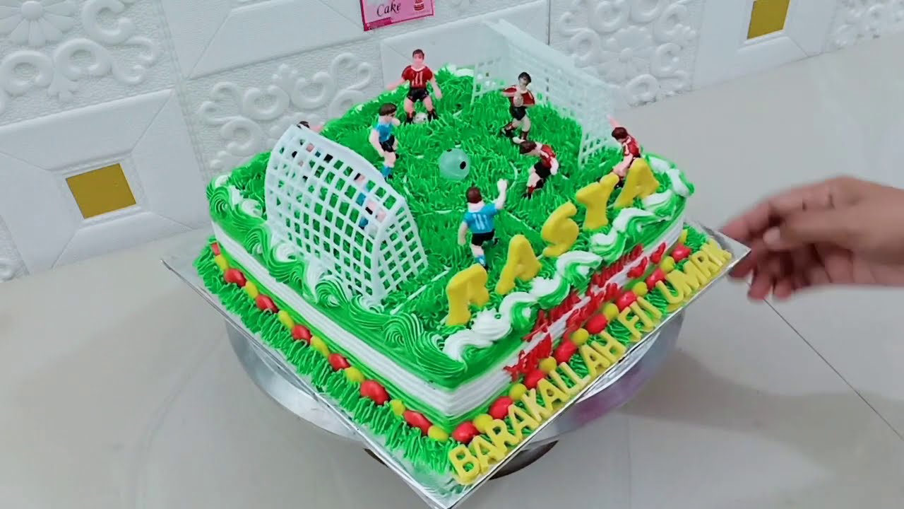 Detail Kue Lapangan Sepak Bola Nomer 9