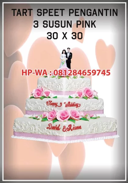 Detail Kue Pengantin 3 Susun Nomer 10