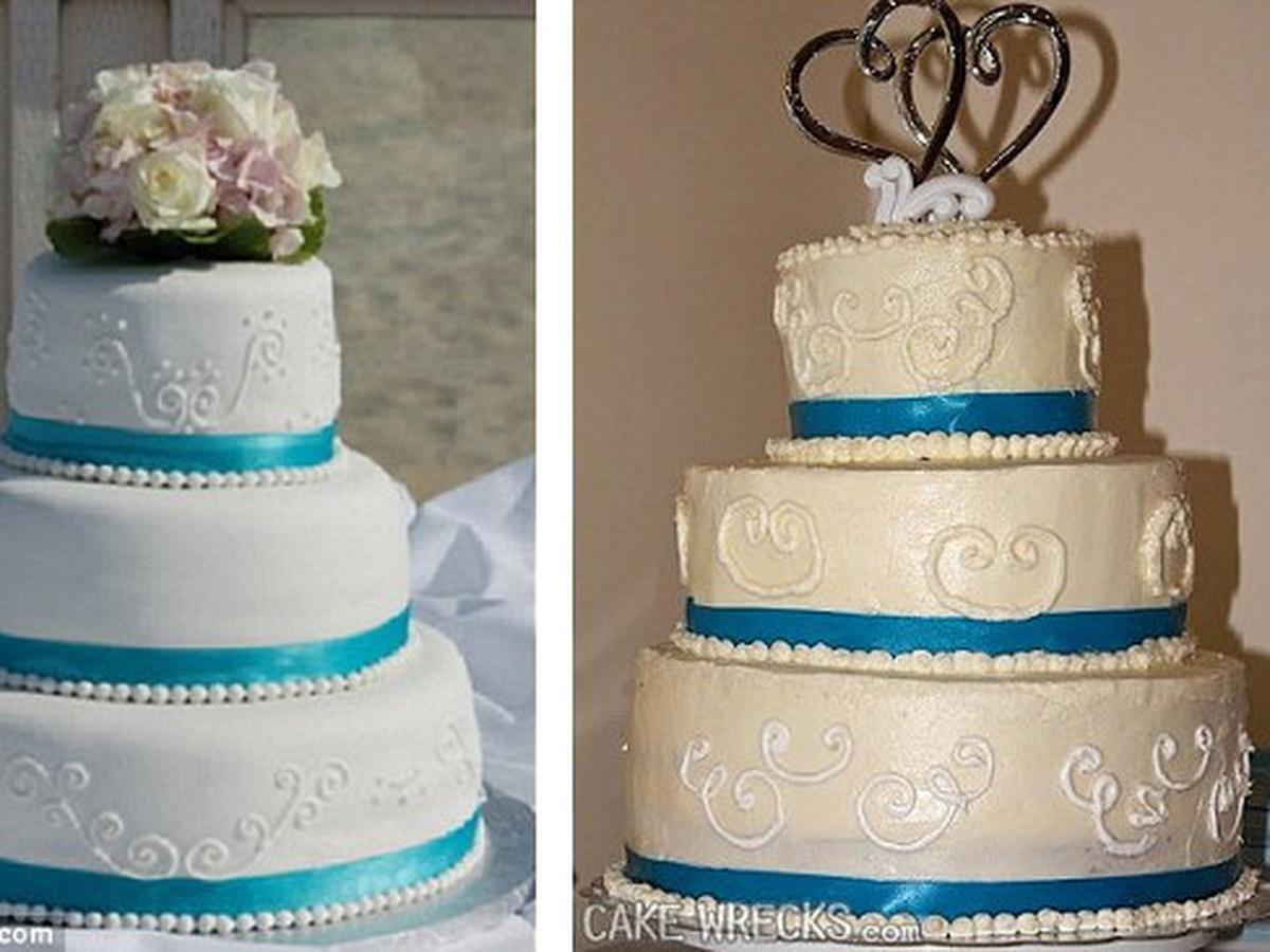 Detail Kue Pengantin 3 Tingkat Warna Biru Nomer 18