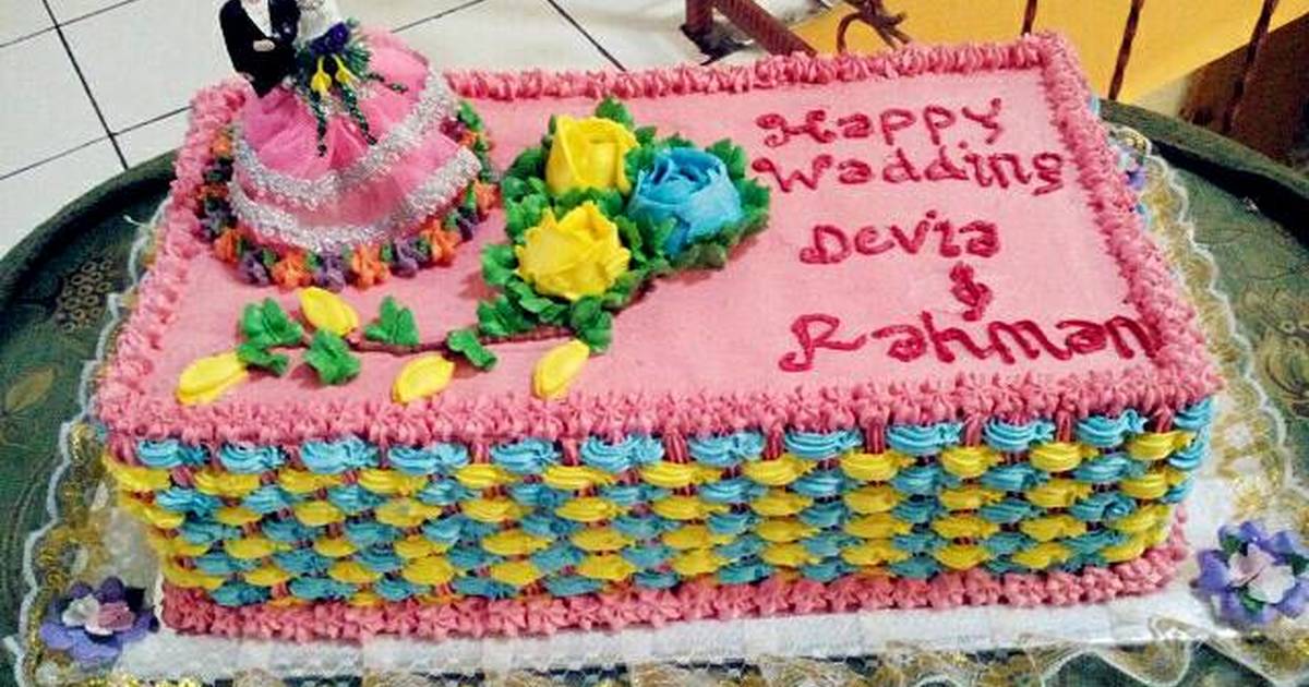 Detail Kue Pengantin Sederhana 1 Tingkat Nomer 15