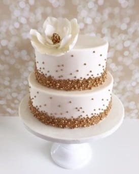 Detail Kue Pengantin Simple Elegan Nomer 18