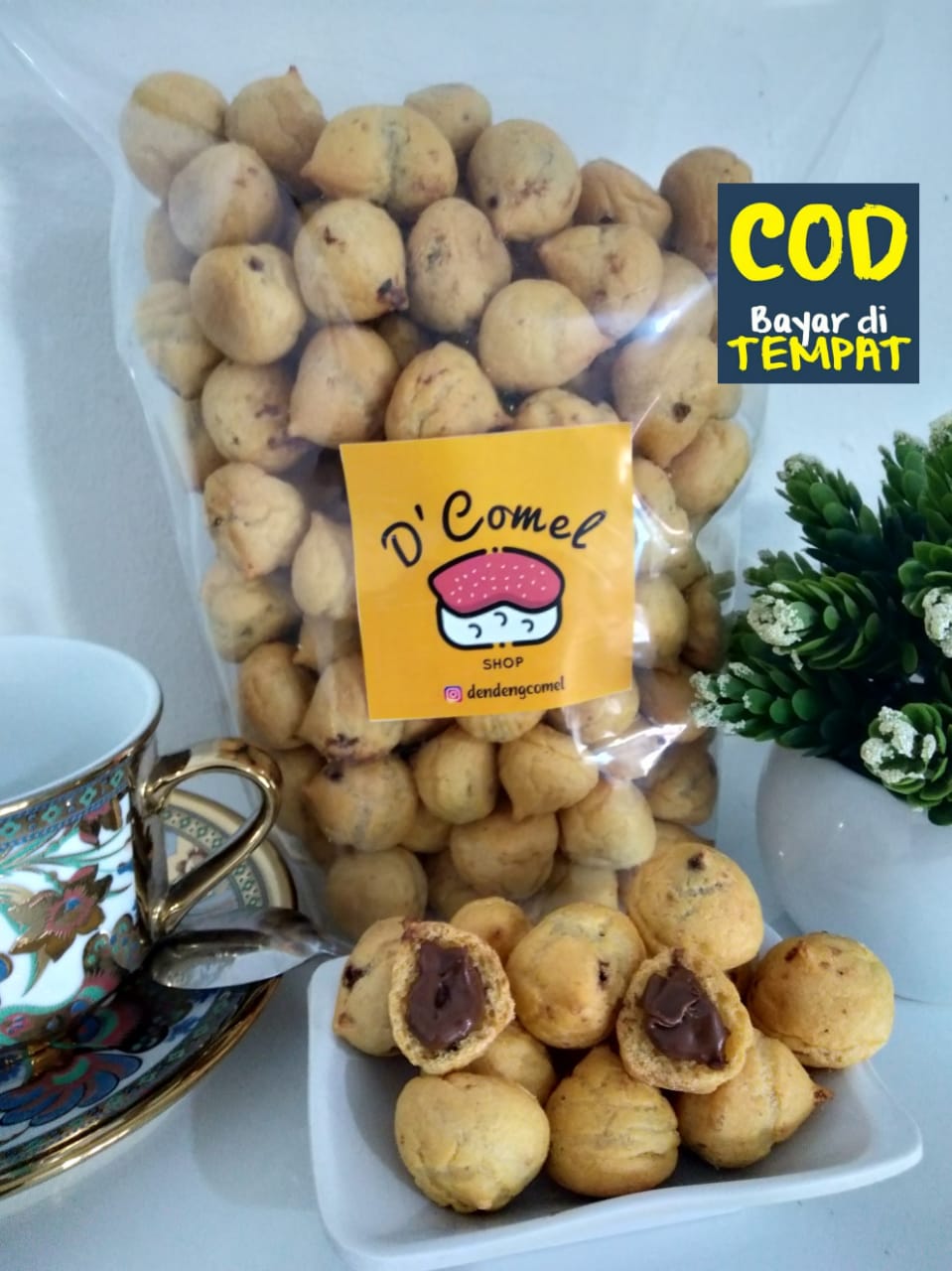 Detail Kue Soes Coklat Nomer 48