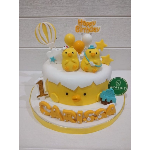 Detail Kue Tart Gambar Bebek Nomer 18