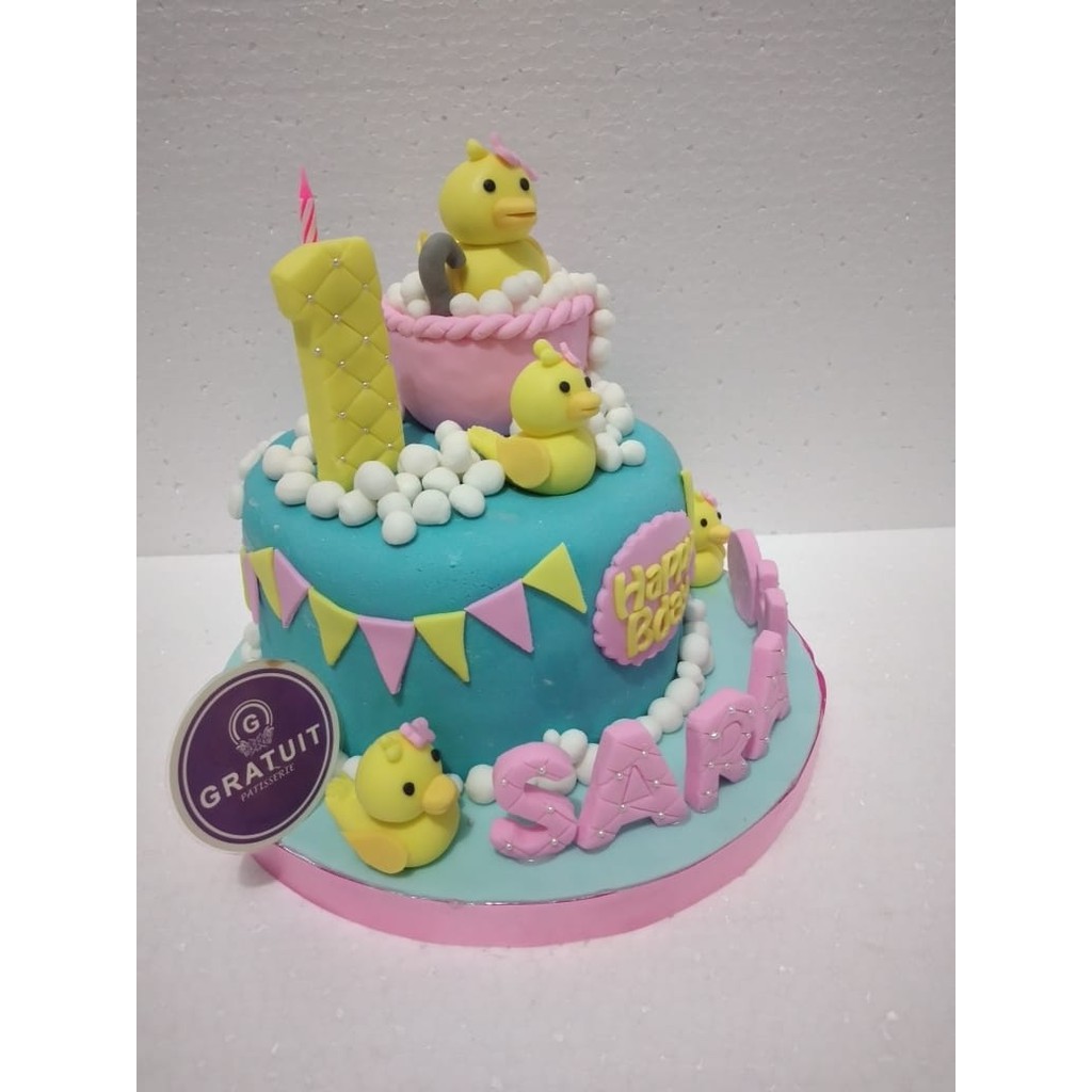 Detail Kue Tart Gambar Bebek Nomer 29