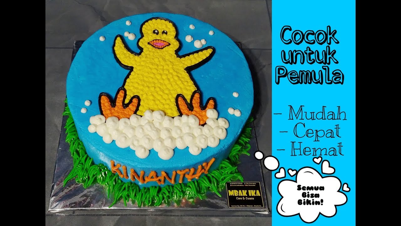 Detail Kue Tart Gambar Bebek Nomer 10