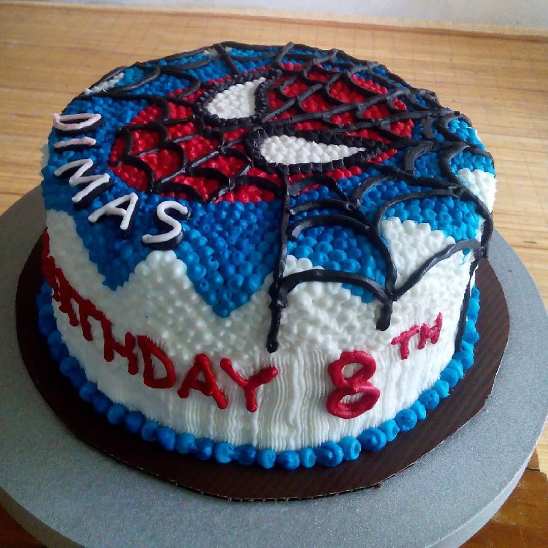 Detail Kue Tart Gambar Spiderman Nomer 2