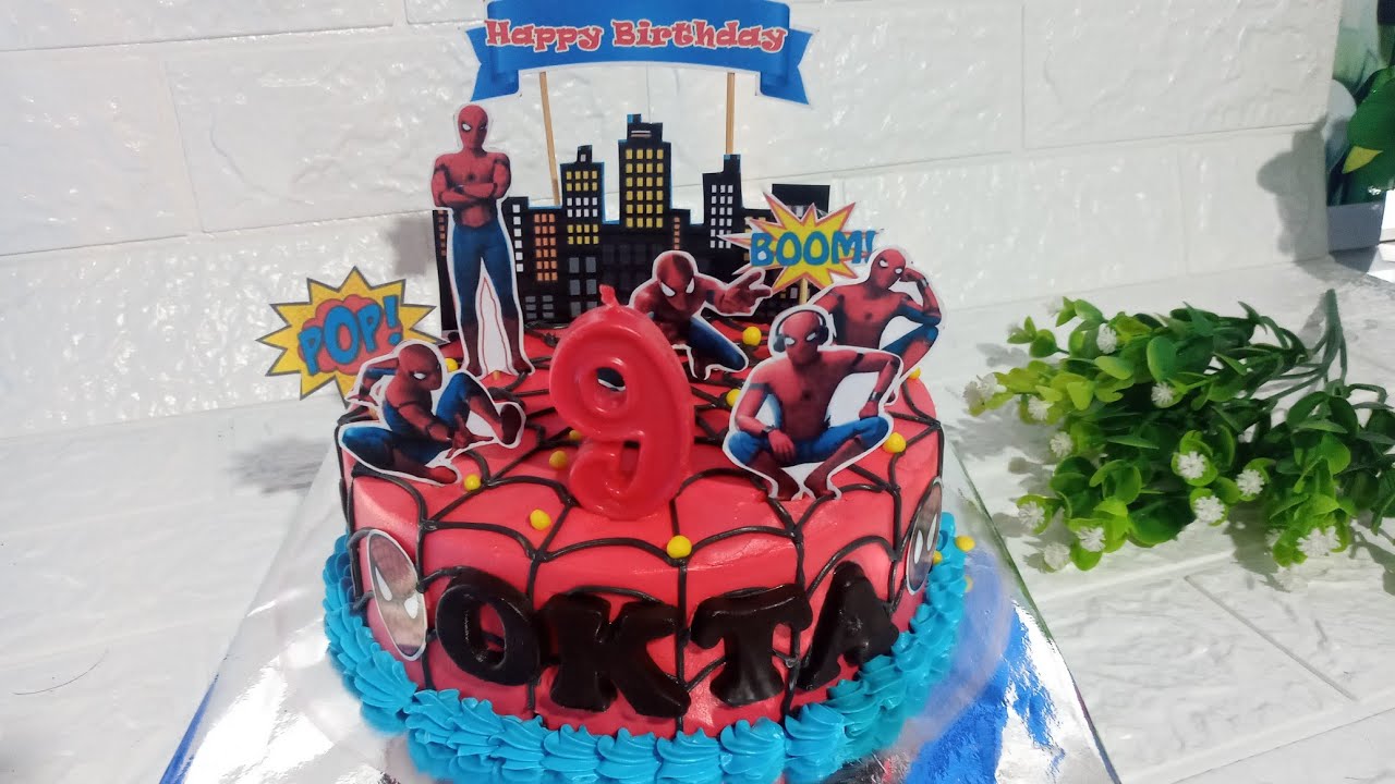 Detail Kue Tart Gambar Spiderman Nomer 36