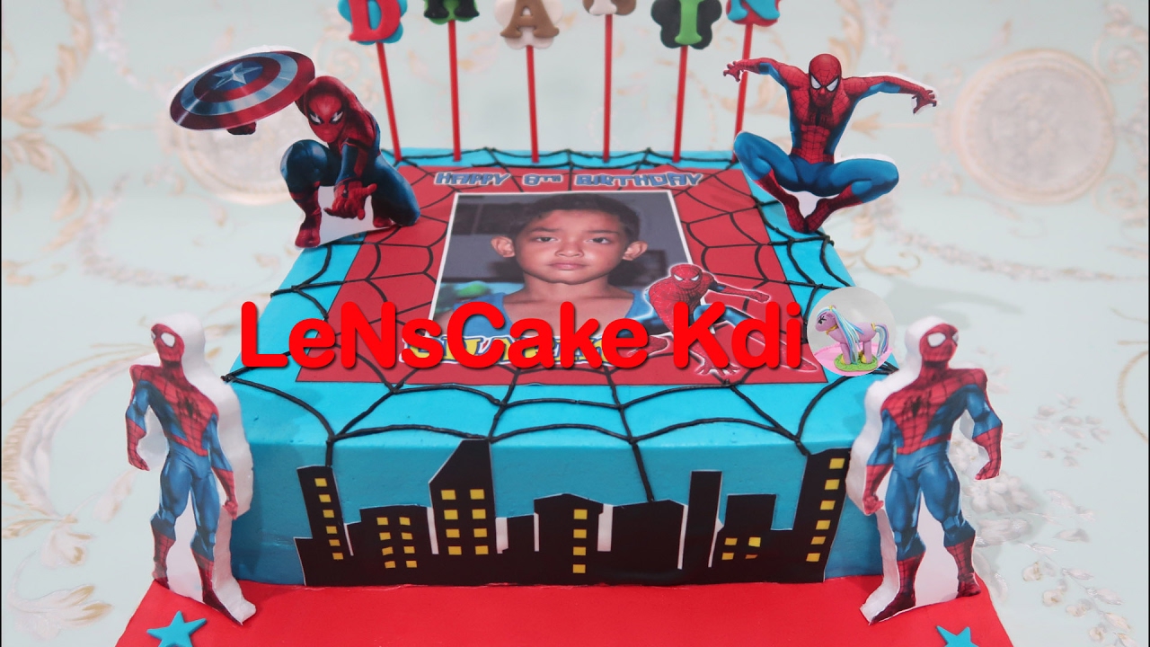 Detail Kue Tart Gambar Spiderman Nomer 54