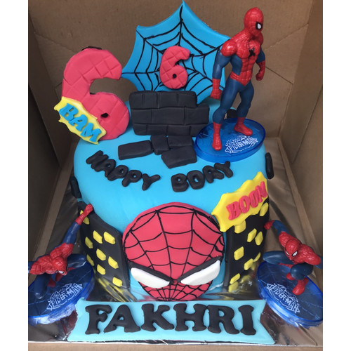 Detail Kue Tart Gambar Spiderman Nomer 9