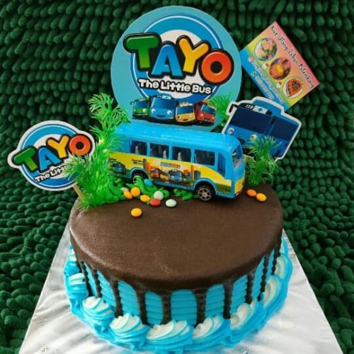 Detail Kue Tart Gambar Tayo Nomer 30