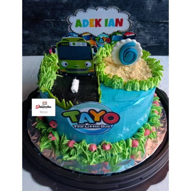 Detail Kue Tart Gambar Tayo Nomer 34