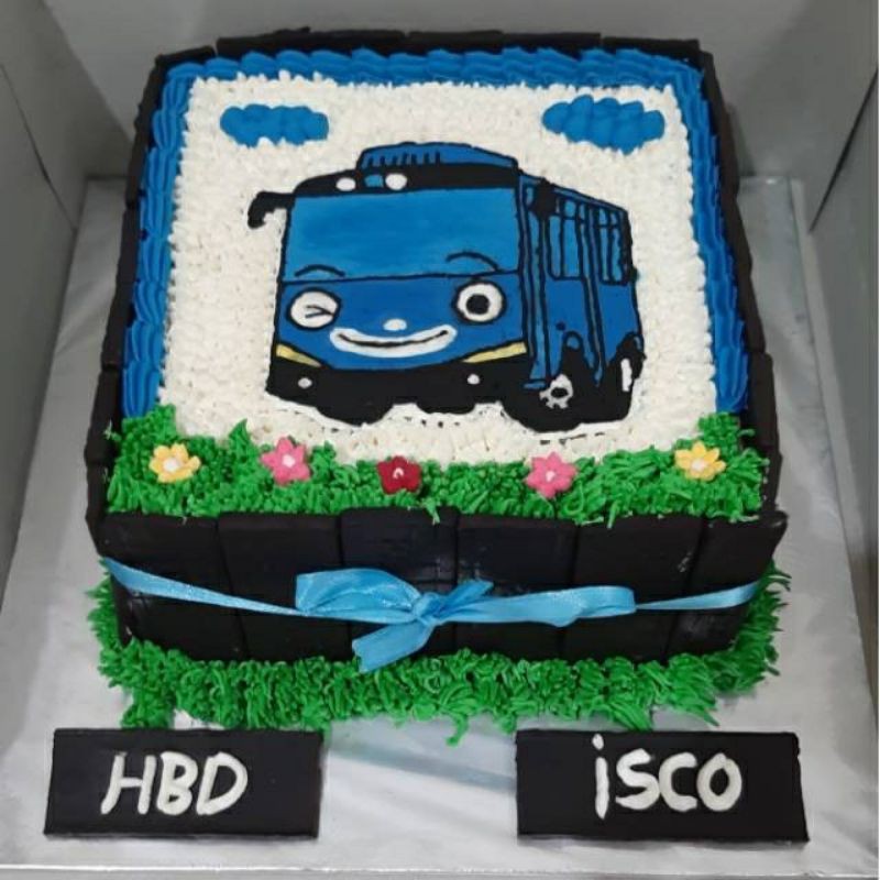 Detail Kue Tart Gambar Tayo Nomer 39