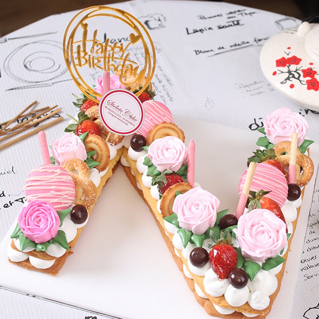 Detail Kue Tart Huruf Nomer 29