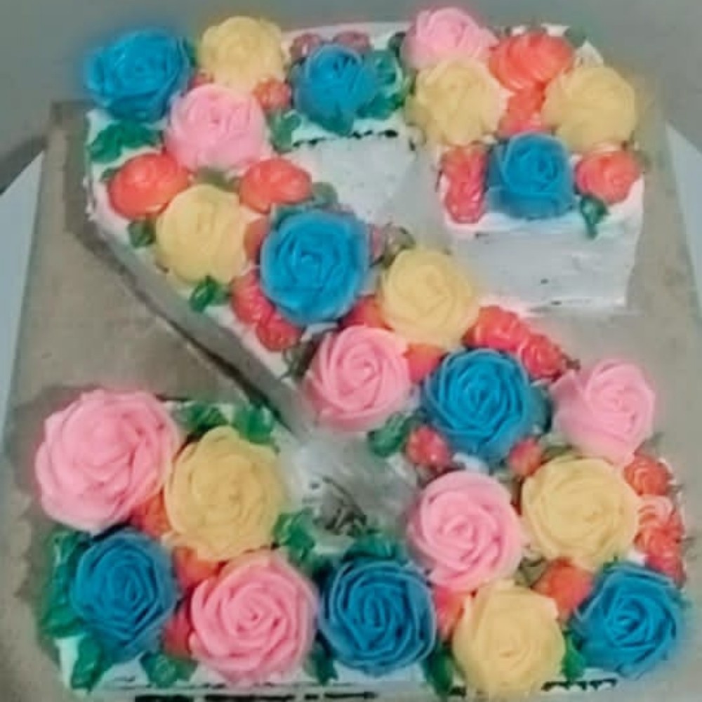 Detail Kue Tart Huruf Nomer 43