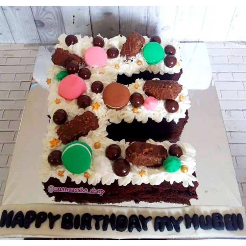 Detail Kue Tart Huruf Nomer 10