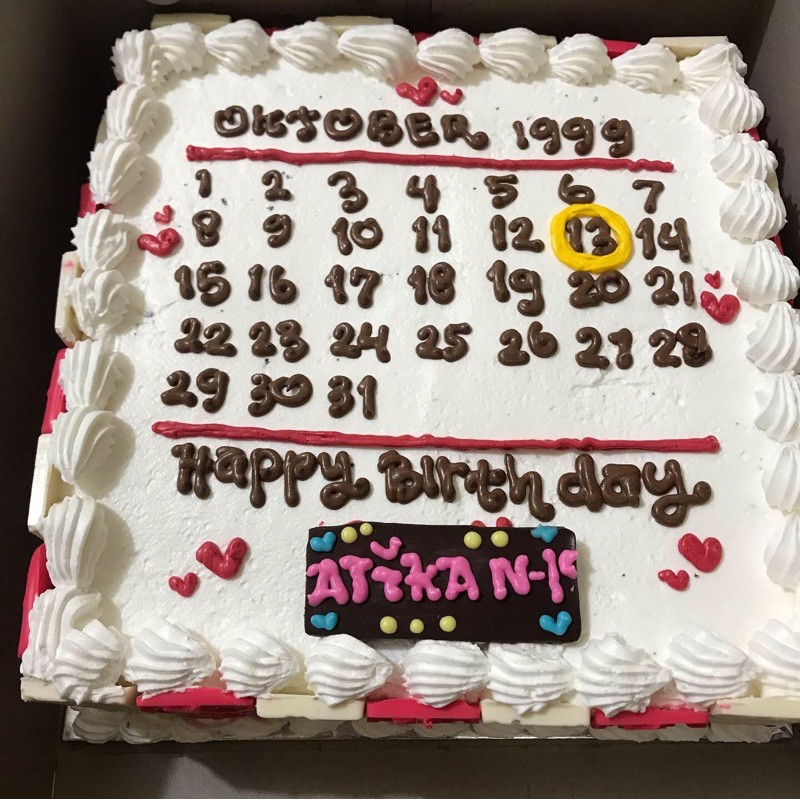 Detail Kue Tart Kalender Nomer 21