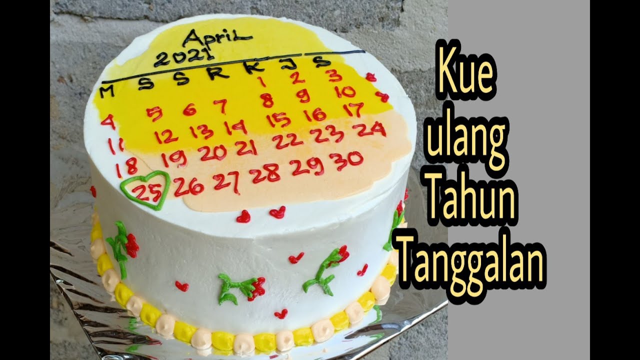 Detail Kue Tart Kalender Nomer 22