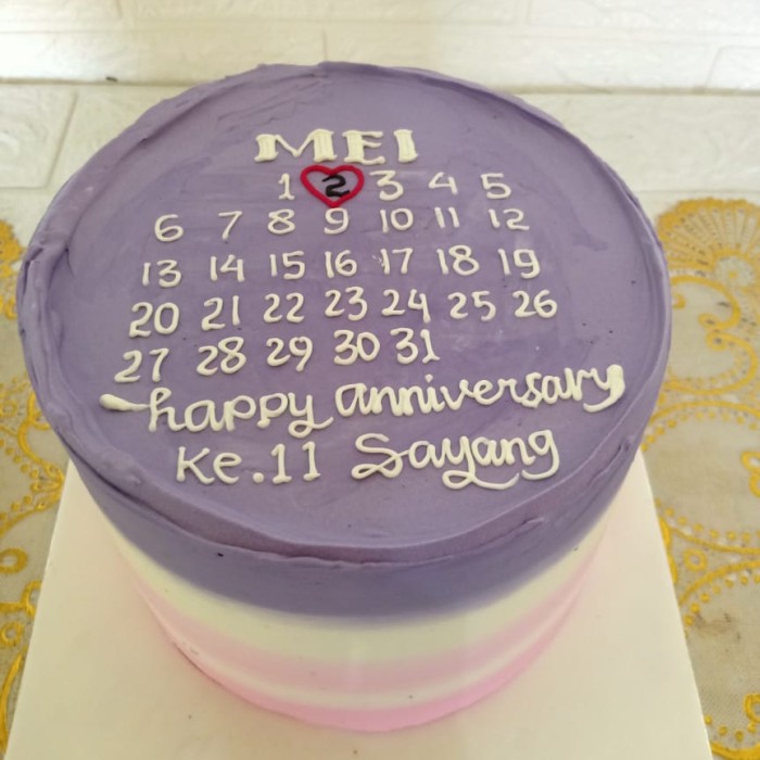 Detail Kue Tart Kalender Nomer 27