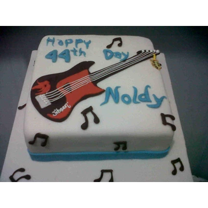 Detail Kue Tart Karakter Gitar Nomer 3