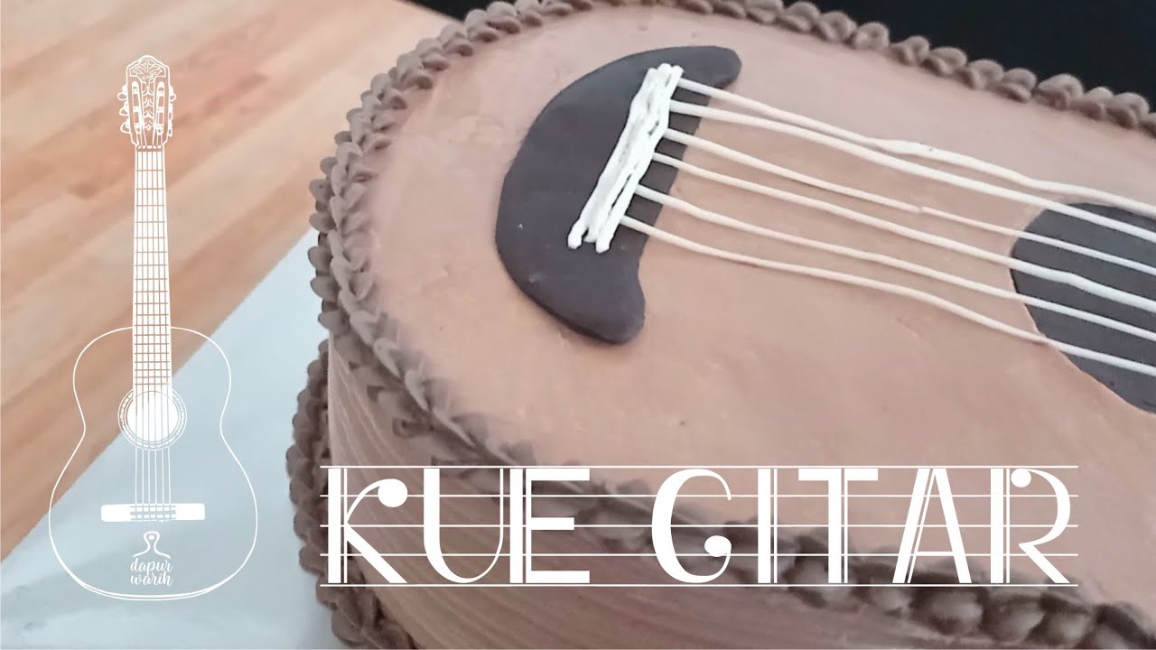 Detail Kue Tart Karakter Gitar Nomer 5