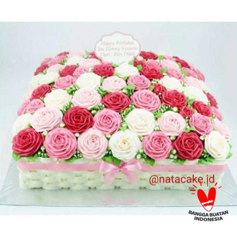 Detail Kue Tart Kotak Bunga Nomer 25