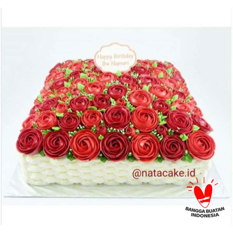 Detail Kue Tart Kotak Bunga Nomer 41