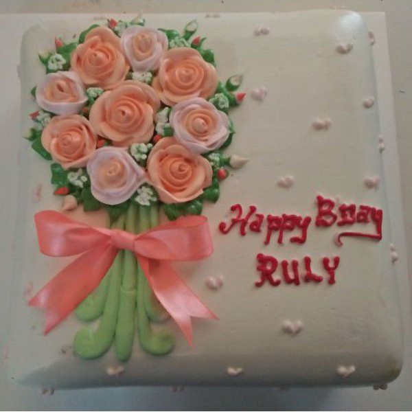 Detail Kue Tart Mawar Merah Nomer 19