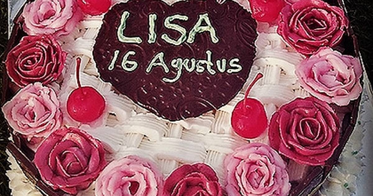 Detail Kue Tart Mawar Merah Nomer 20