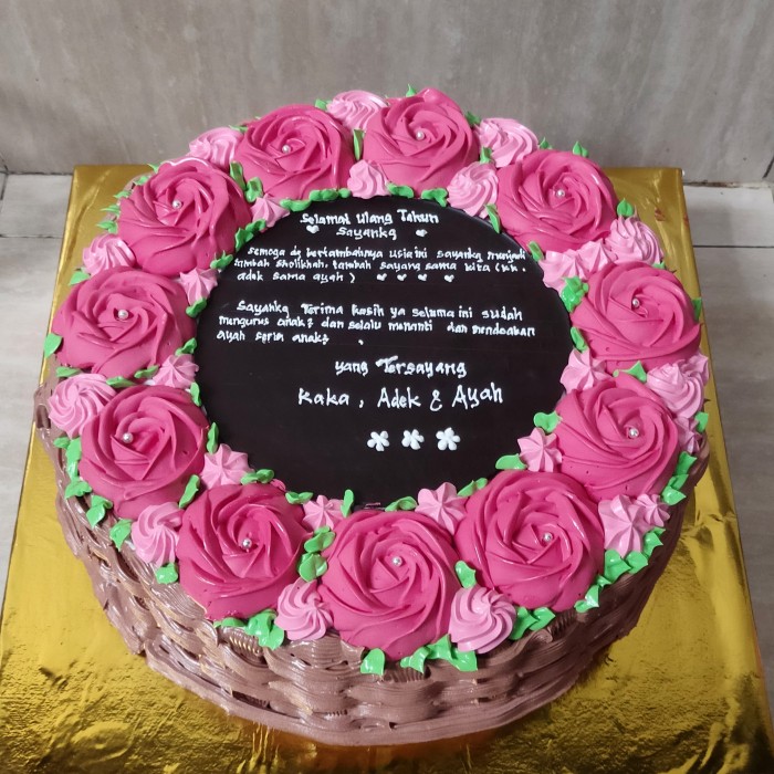Detail Kue Tart Mawar Merah Nomer 25