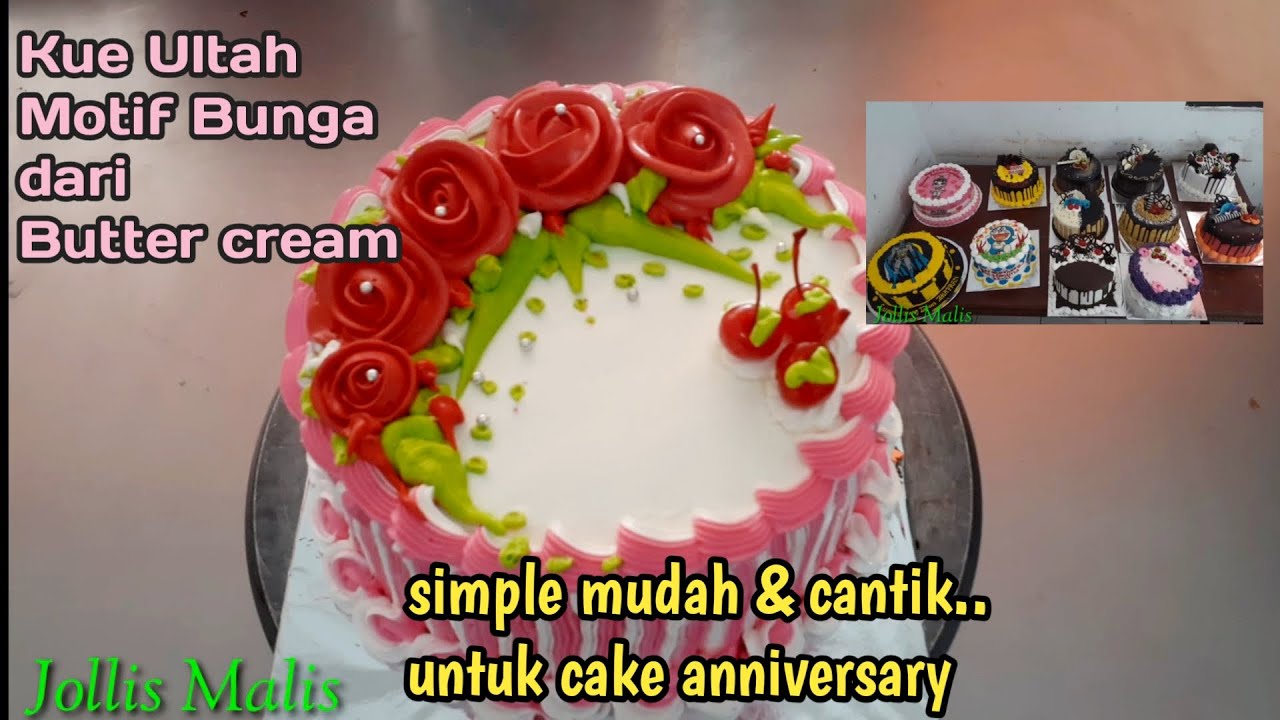 Detail Kue Tart Mawar Merah Nomer 29