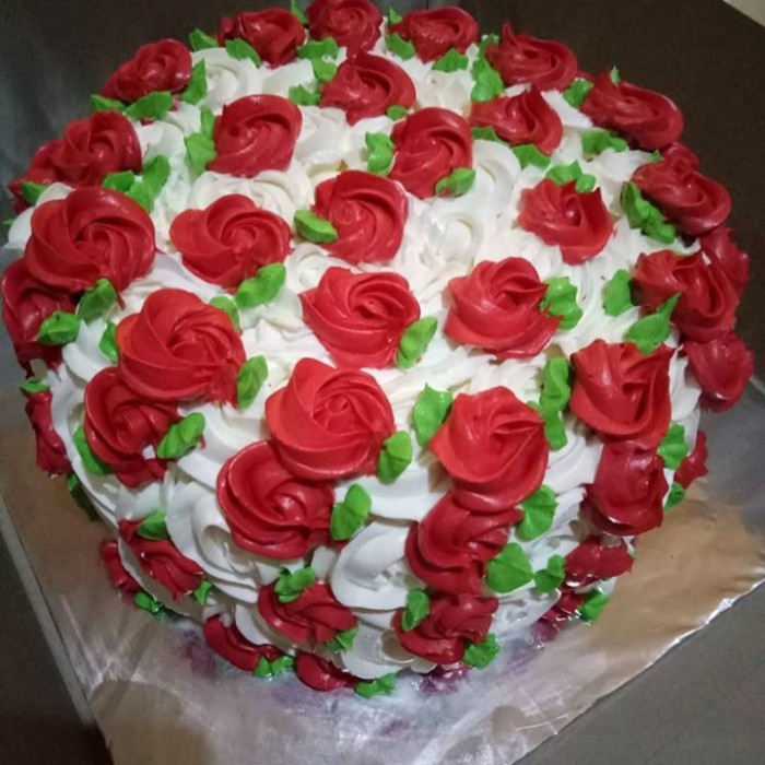 Detail Kue Tart Mawar Merah Nomer 31