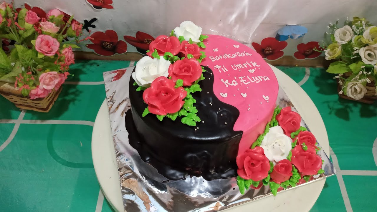 Detail Kue Tart Mawar Merah Nomer 38