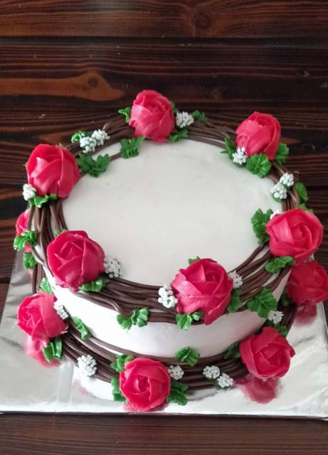Detail Kue Tart Mawar Merah Nomer 43