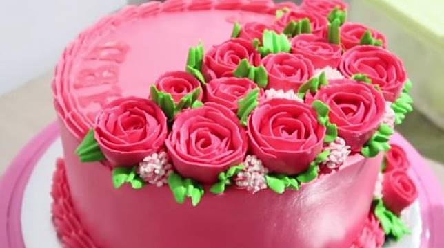 Detail Kue Tart Mawar Merah Nomer 55