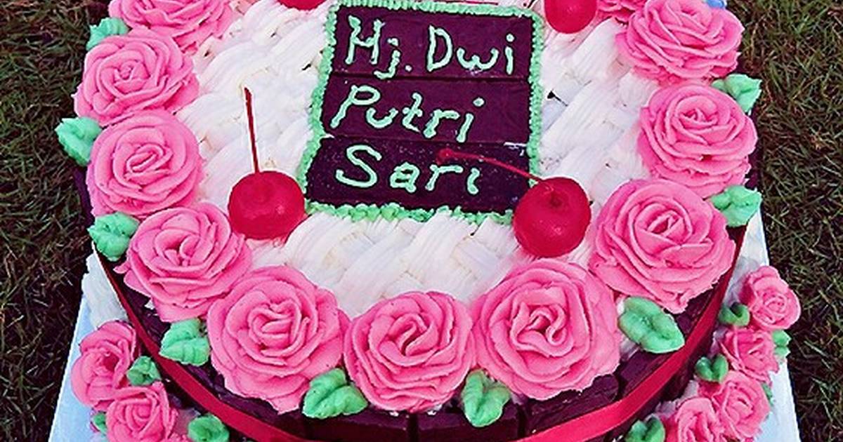 Detail Kue Tart Mawar Merah Nomer 7