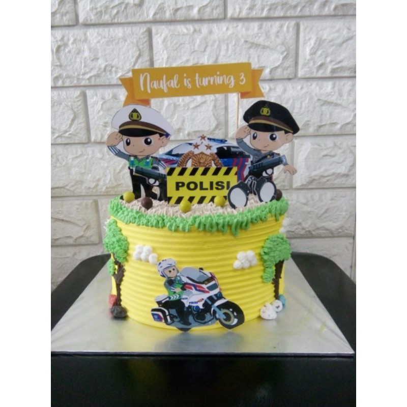 Detail Kue Tart Mobil Polisi Nomer 9