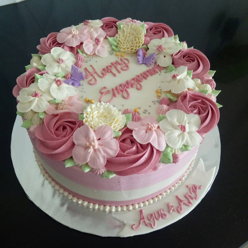 Detail Kue Tart Pink Putih Nomer 26