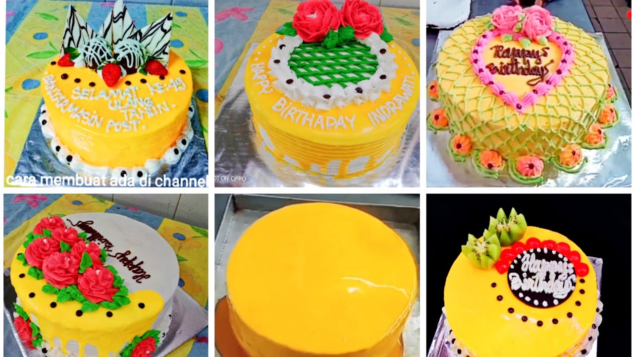 Kue Tart Warna Kuning - KibrisPDR