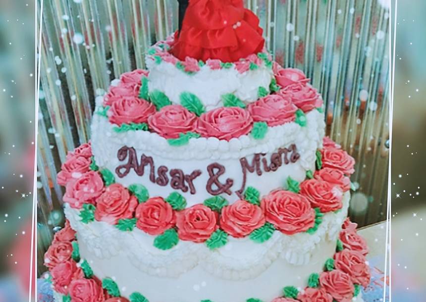 Detail Kue Tart Wedding Simple Nomer 34