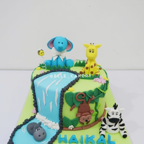 Detail Kue Tema Binatang Nomer 2