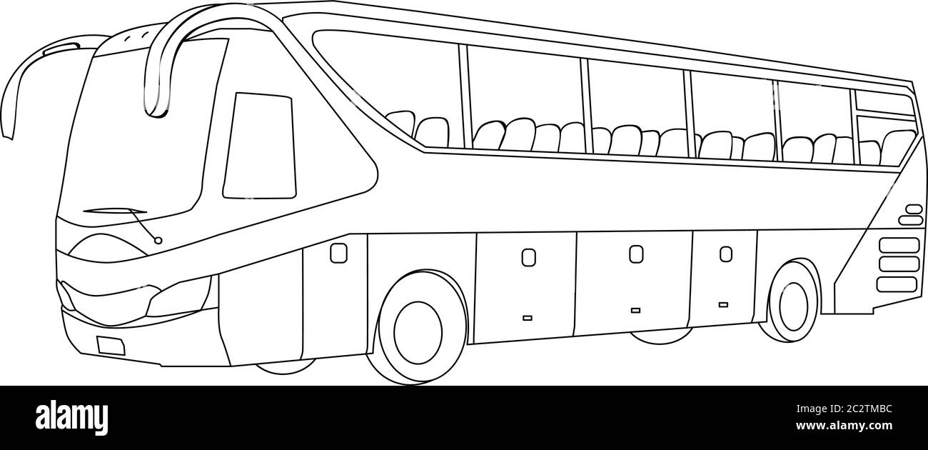 Detail Mewarnai Gambar Bus Nomer 15