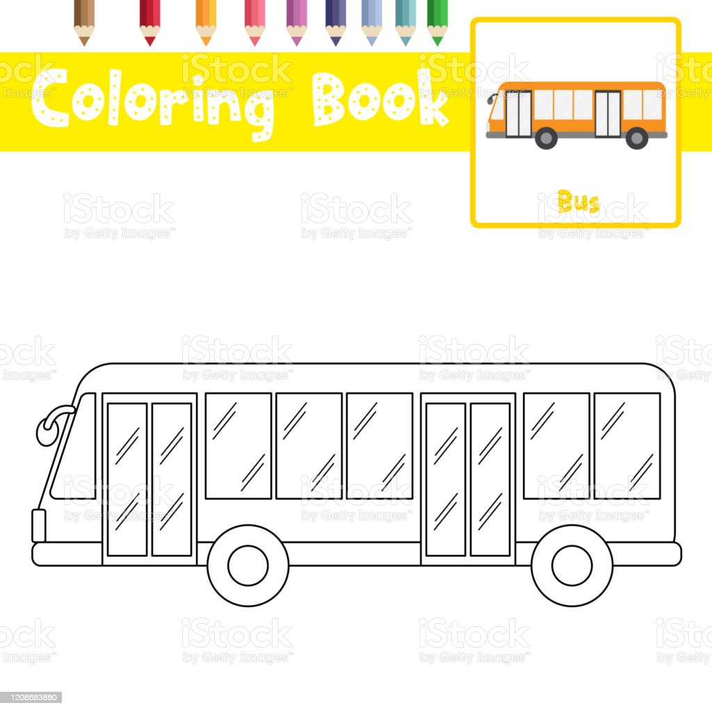 Detail Mewarnai Gambar Bus Nomer 51