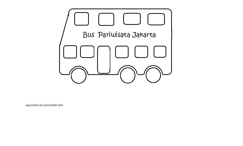 Detail Mewarnai Gambar Bus Nomer 55