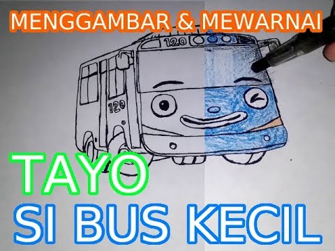 Detail Mewarnai Gambar Bus Tayo Nomer 34