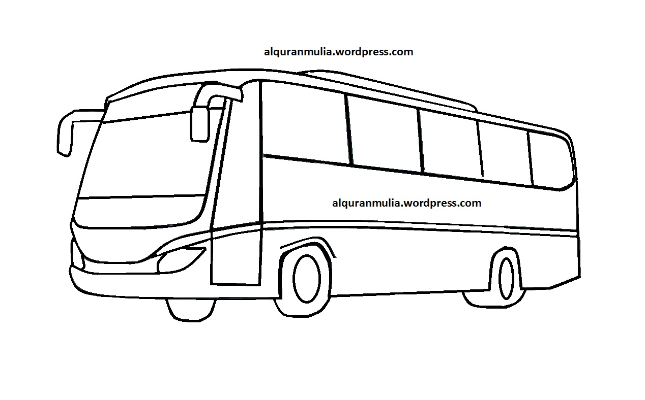 Detail Mewarnai Gambar Bus Tingkat Nomer 28