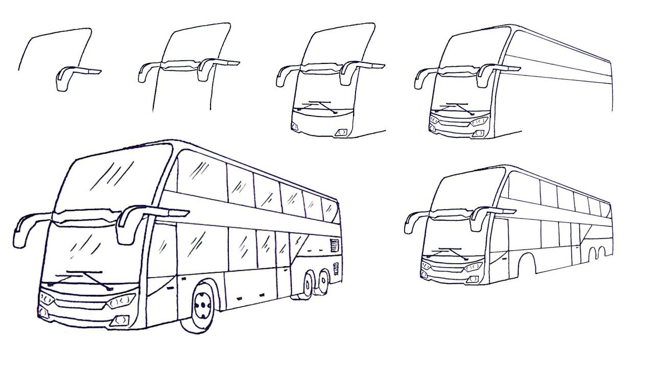 Detail Mewarnai Gambar Bus Tingkat Nomer 31