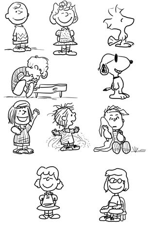 Detail Mewarnai Gambar Charlie Brown Nomer 41